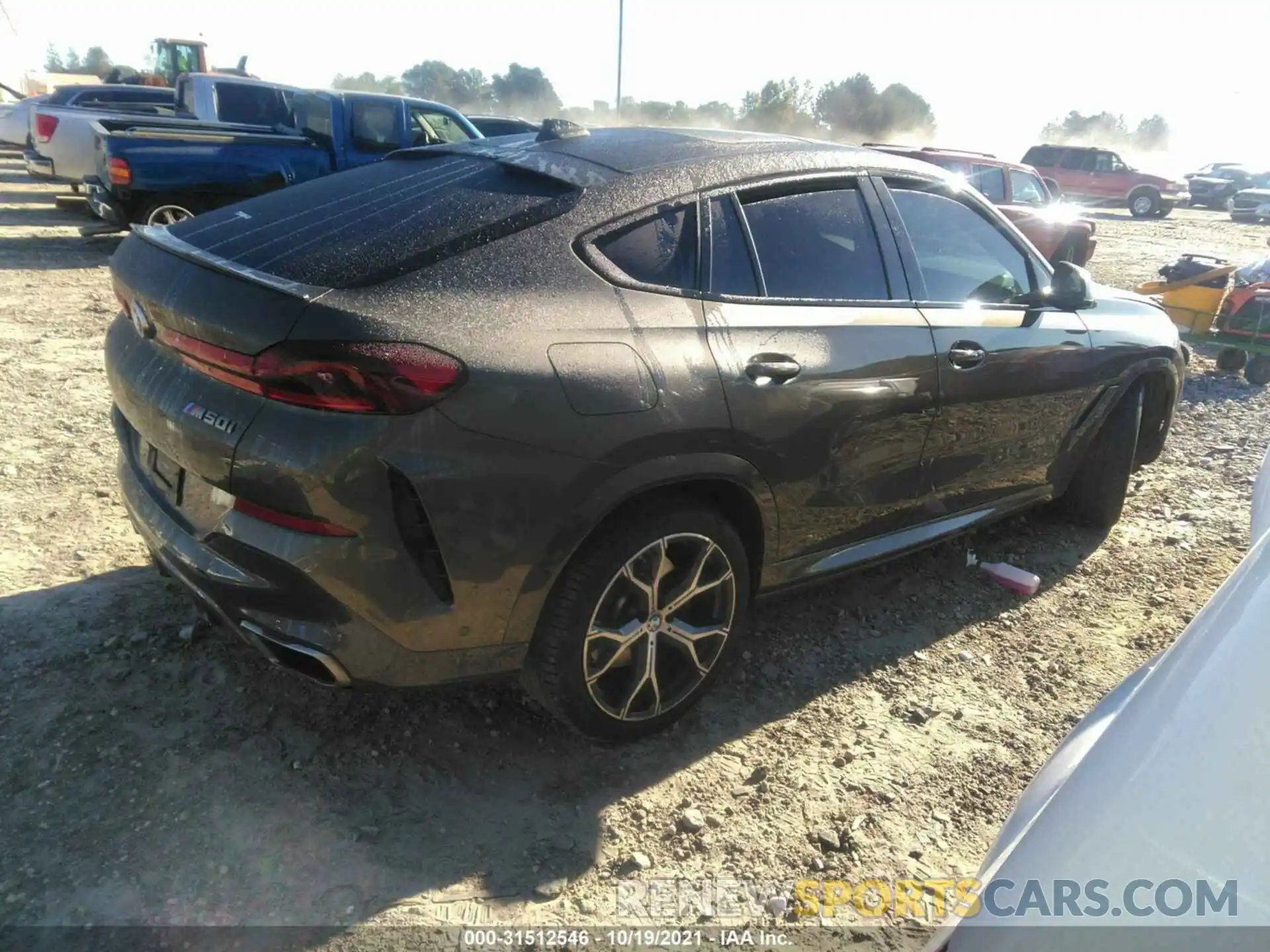 4 Photograph of a damaged car 5UXCY8C05LLE40493 BMW X6 2020