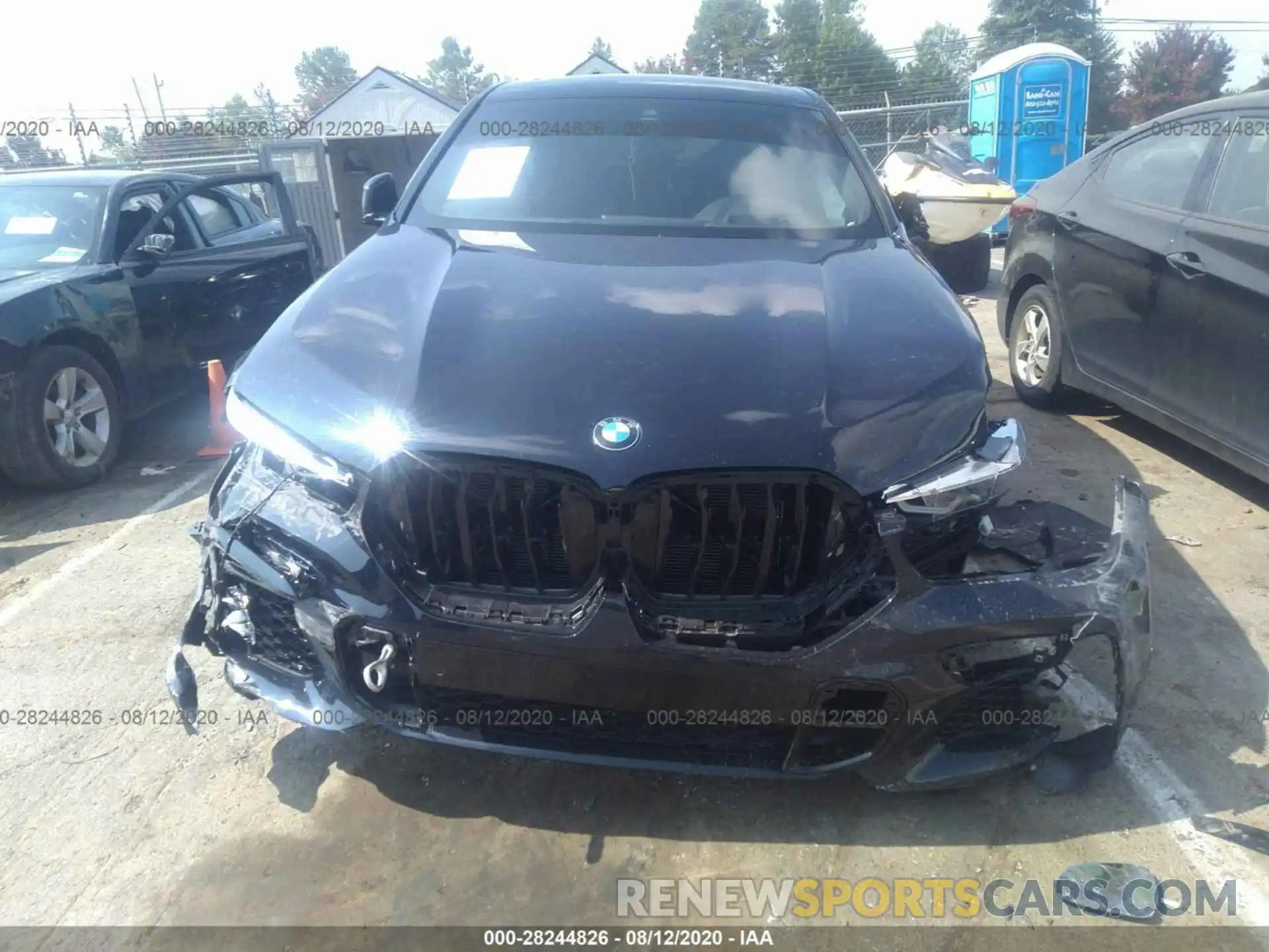 6 Photograph of a damaged car 5UXCY8C06L9C33060 BMW X6 2020