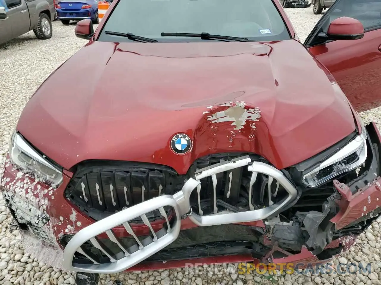 12 Photograph of a damaged car 5UXCY4C01M9G08122 BMW X6 2021