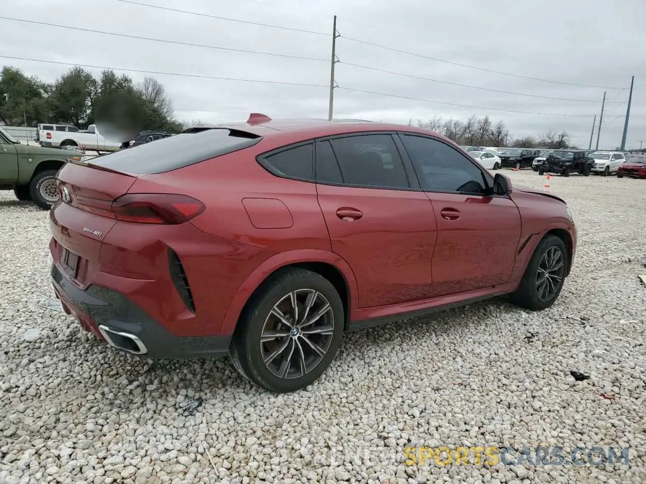 3 Photograph of a damaged car 5UXCY4C01M9G08122 BMW X6 2021