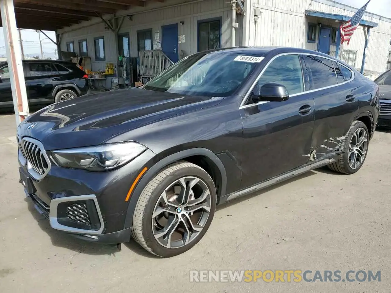 1 Photograph of a damaged car 5UXCY4C03M9F94983 BMW X6 2021