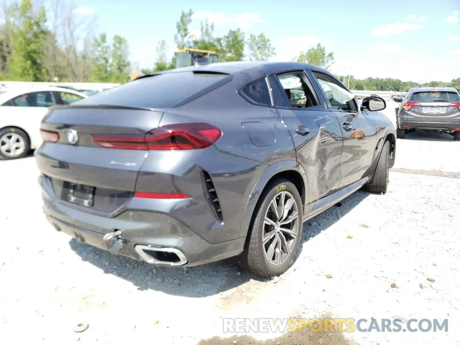 4 Photograph of a damaged car 5UXCY6C00M9E08702 BMW X6 2021