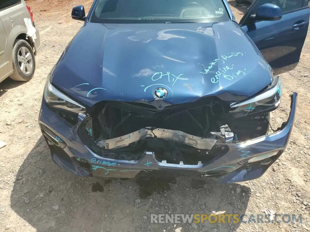 12 Photograph of a damaged car 5UXCY6C03M9F48971 BMW X6 2021