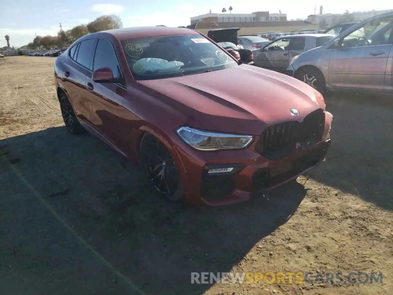 1 Photograph of a damaged car 5UXCY6C03M9H13806 BMW X6 2021