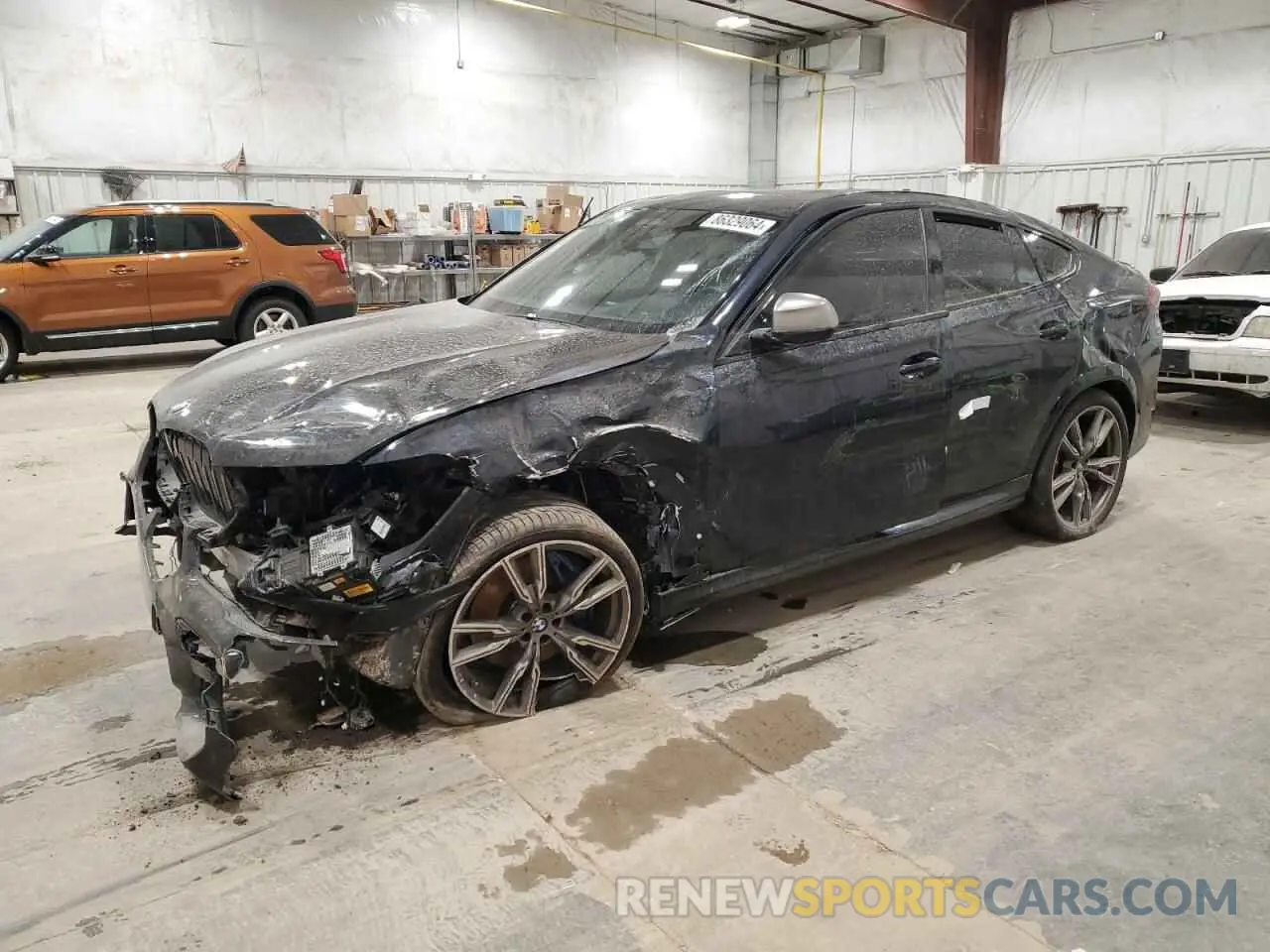 1 Photograph of a damaged car 5UXCY8C05M9E21862 BMW X6 2021