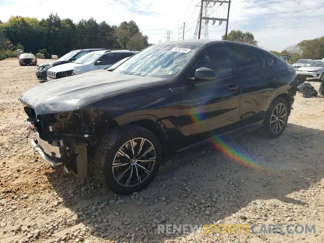 1 Photograph of a damaged car 5UXCY8C06M9F17046 BMW X6 2021