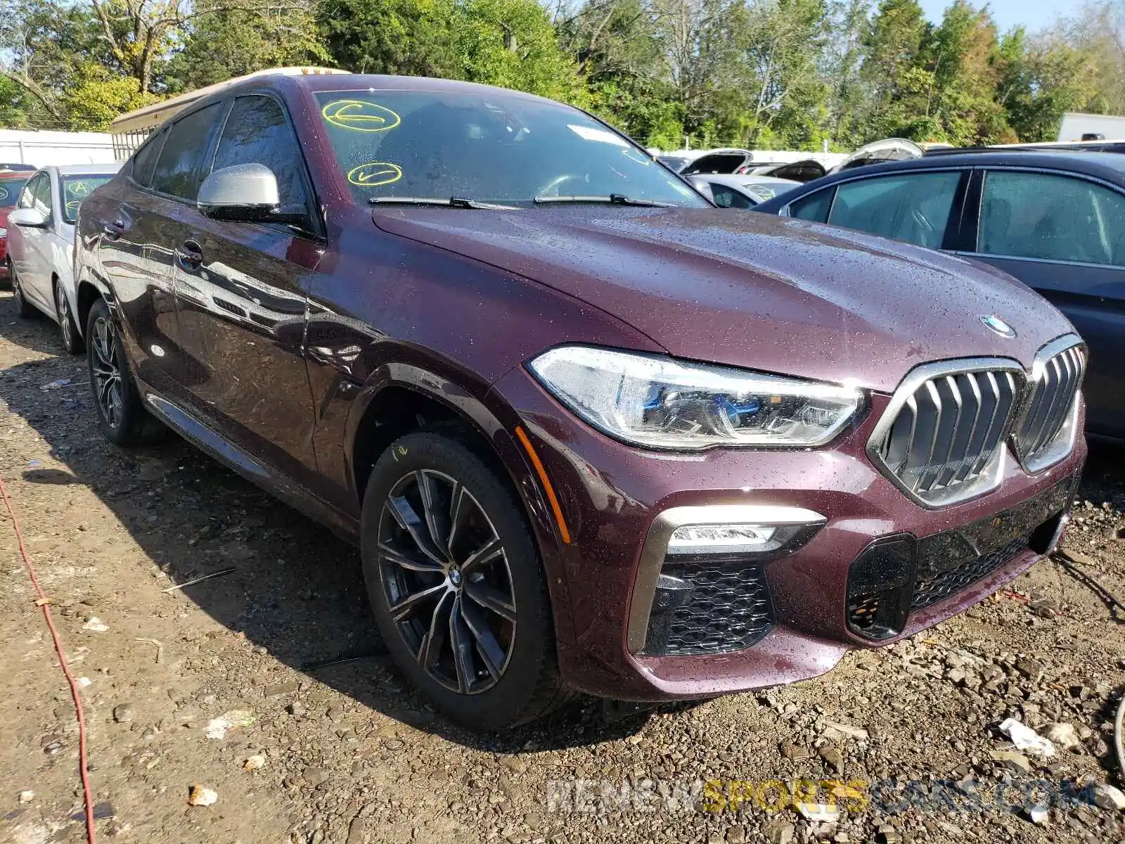 1 Photograph of a damaged car 5UXCY8C07M9G96522 BMW X6 2021