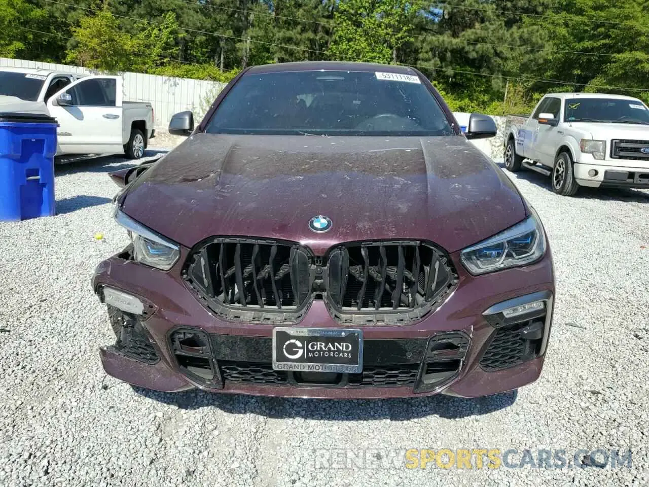 5 Photograph of a damaged car 5UXCY8C0XM9G19675 BMW X6 2021