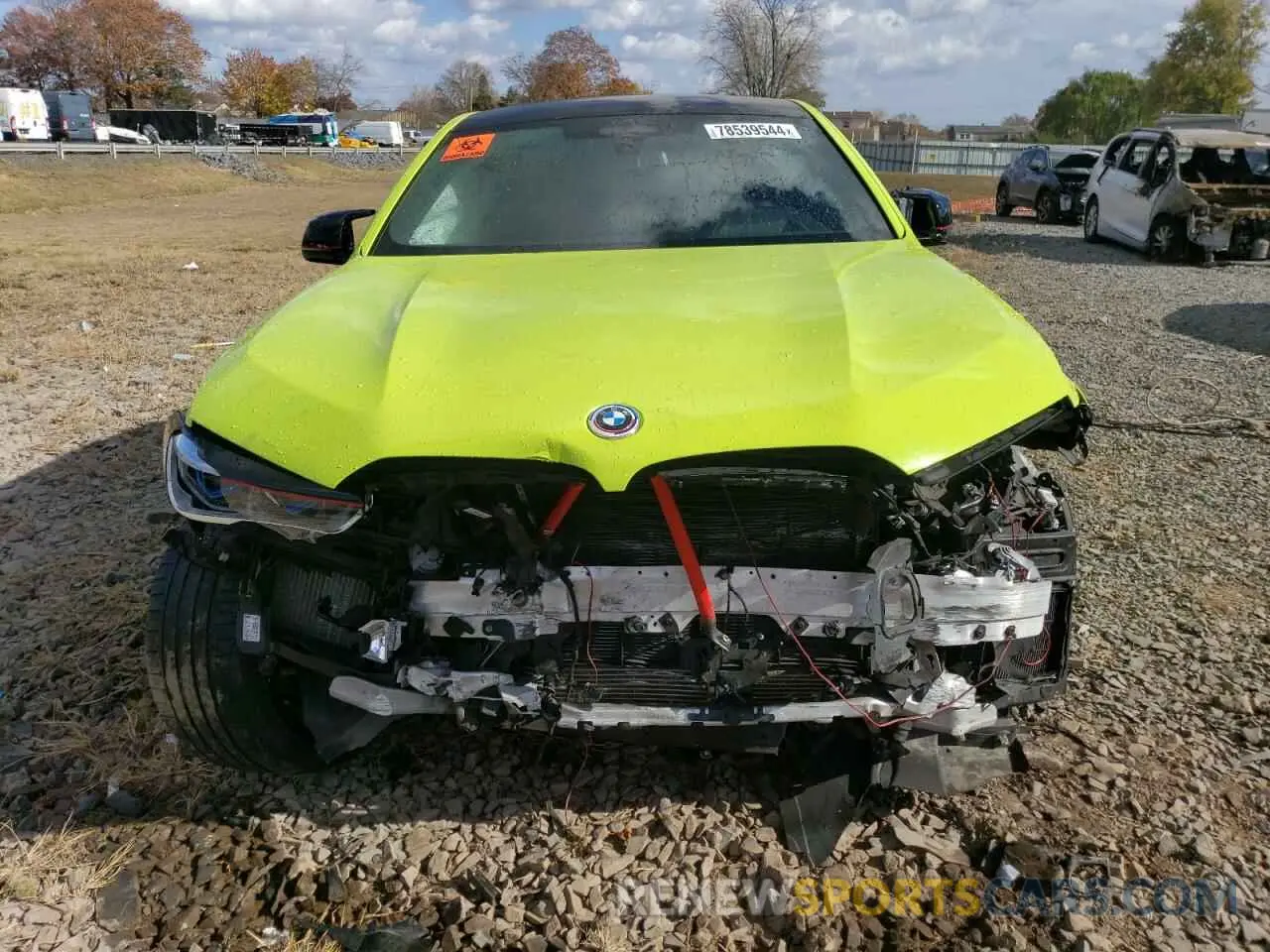 5 Photograph of a damaged car 5YMCY0C08M9H31272 BMW X6 2021