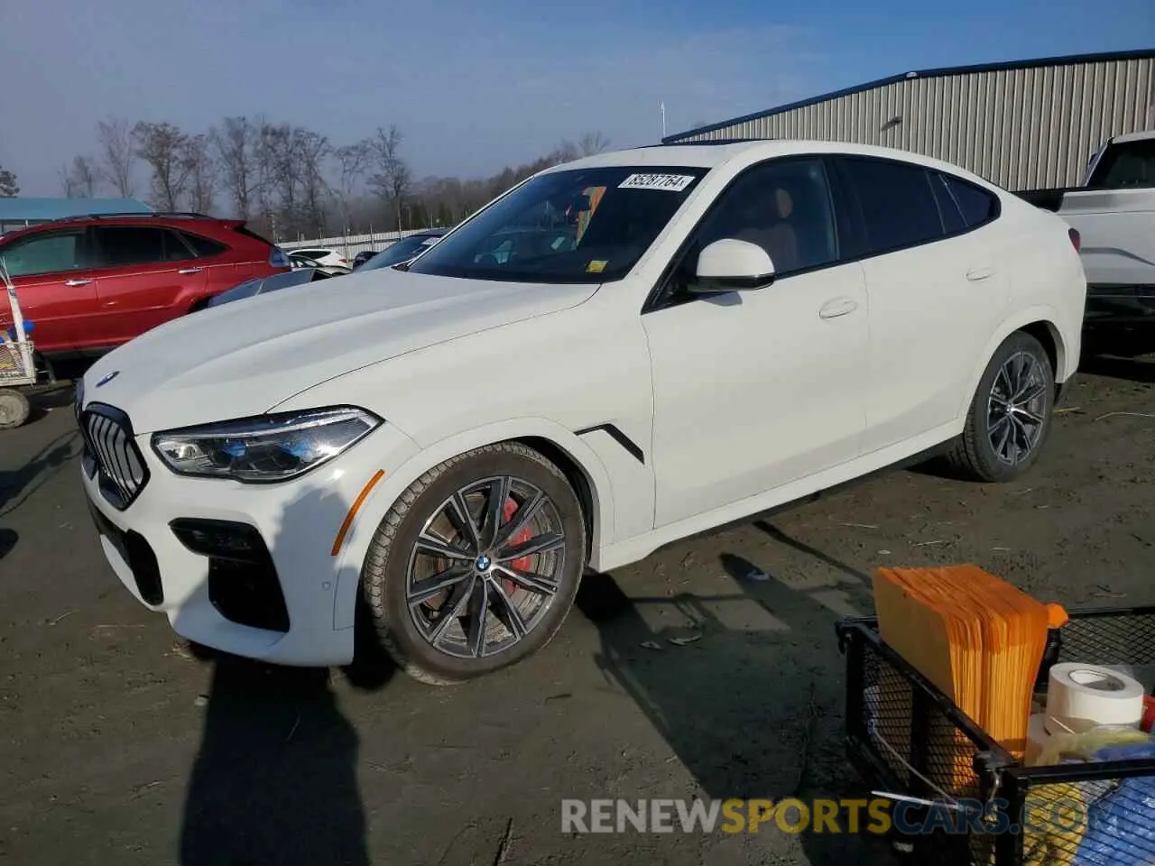 1 Photograph of a damaged car 5UXCY6C00N9K74725 BMW X6 2022