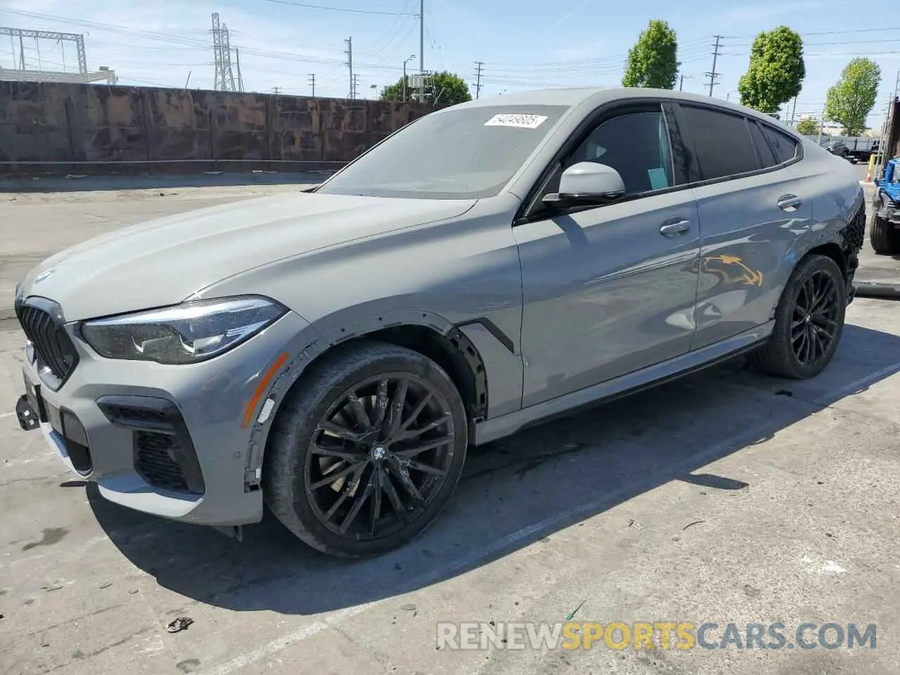1 Photograph of a damaged car 5UXCY6C01N9M95573 BMW X6 2022