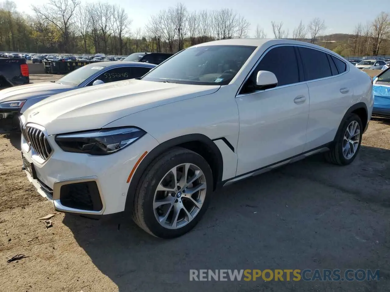 1 Photograph of a damaged car 5UXCY6C07N9J58714 BMW X6 2022