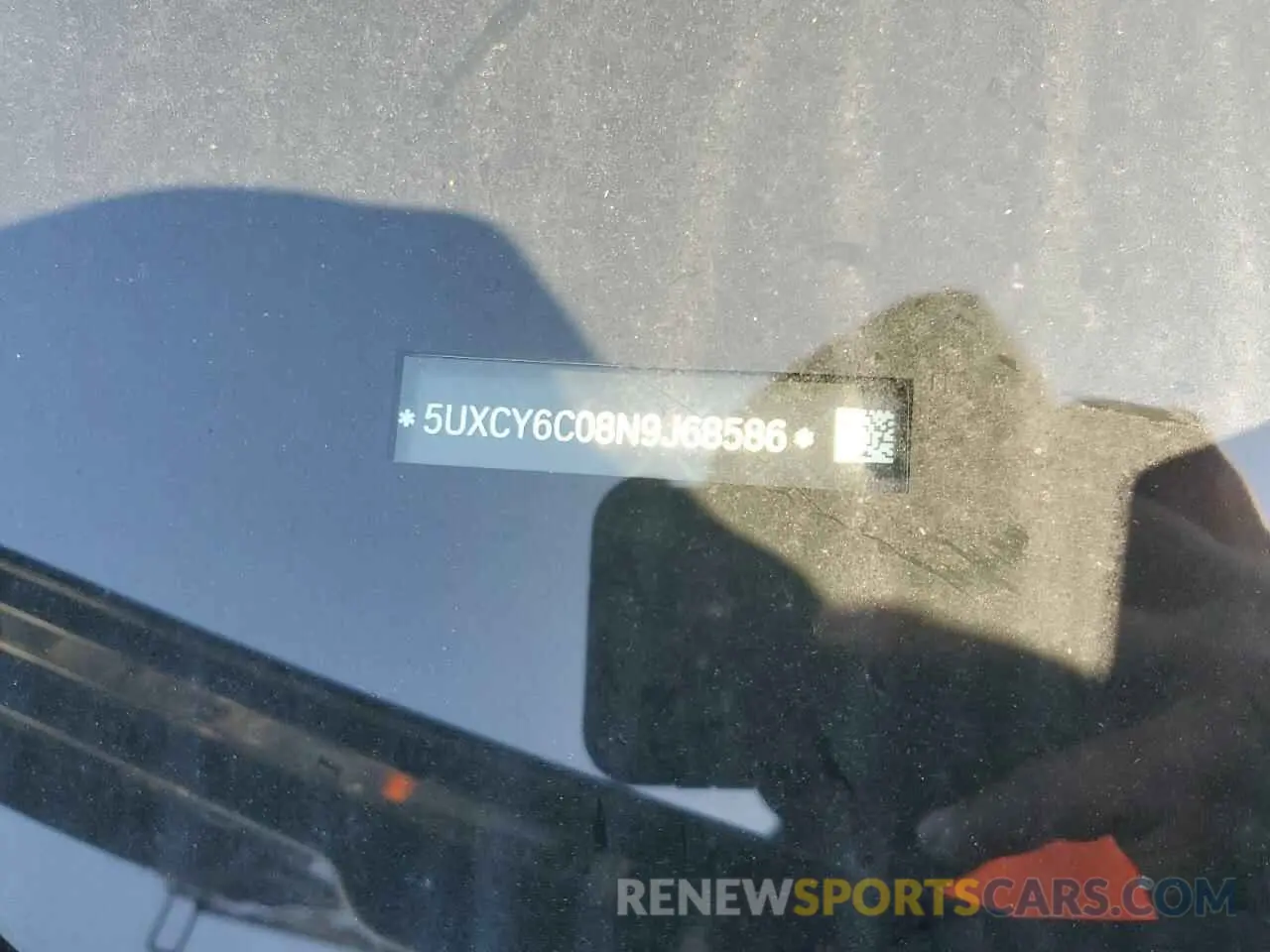14 Photograph of a damaged car 5UXCY6C08N9J68586 BMW X6 2022