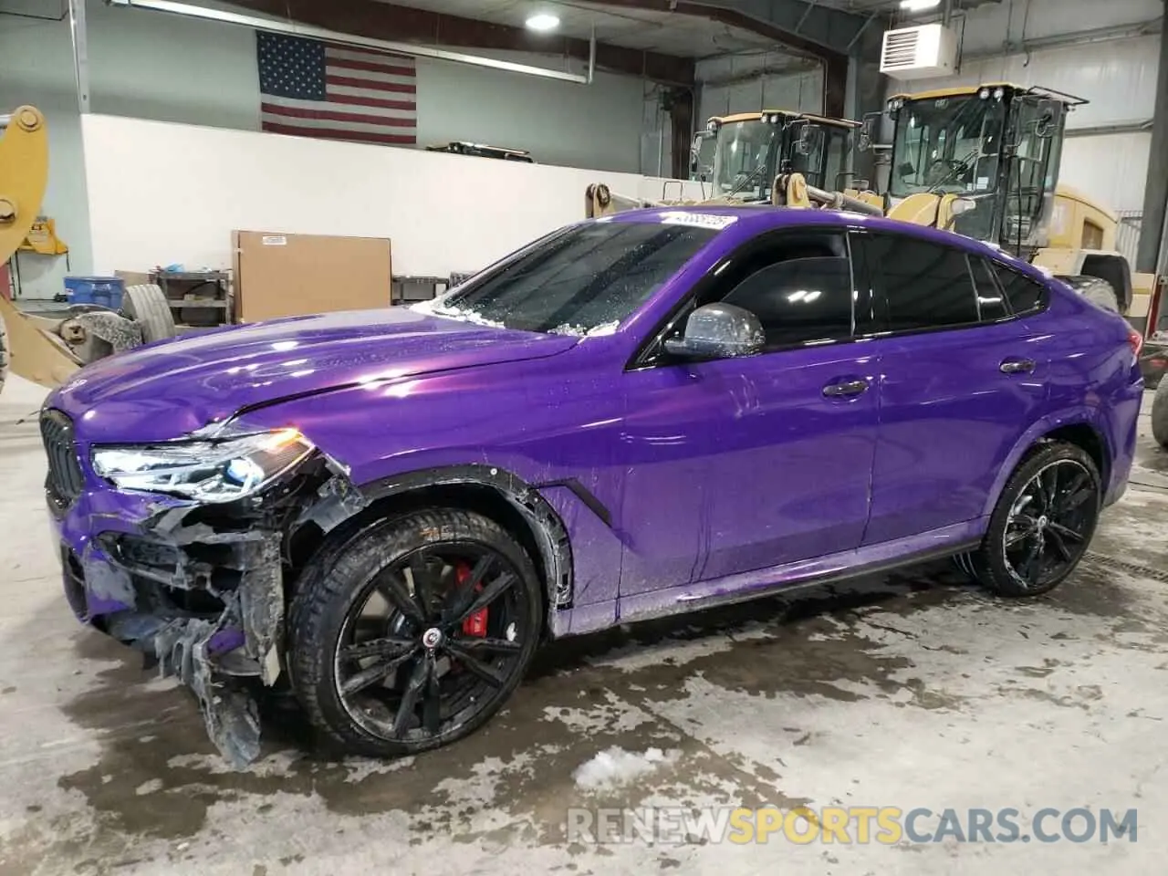1 Photograph of a damaged car 5UXCY8C07N9K85135 BMW X6 2022