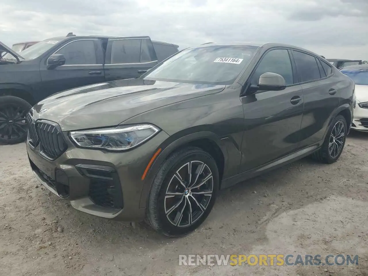 1 Photograph of a damaged car 5UXCY6C01P9P60687 BMW X6 2023