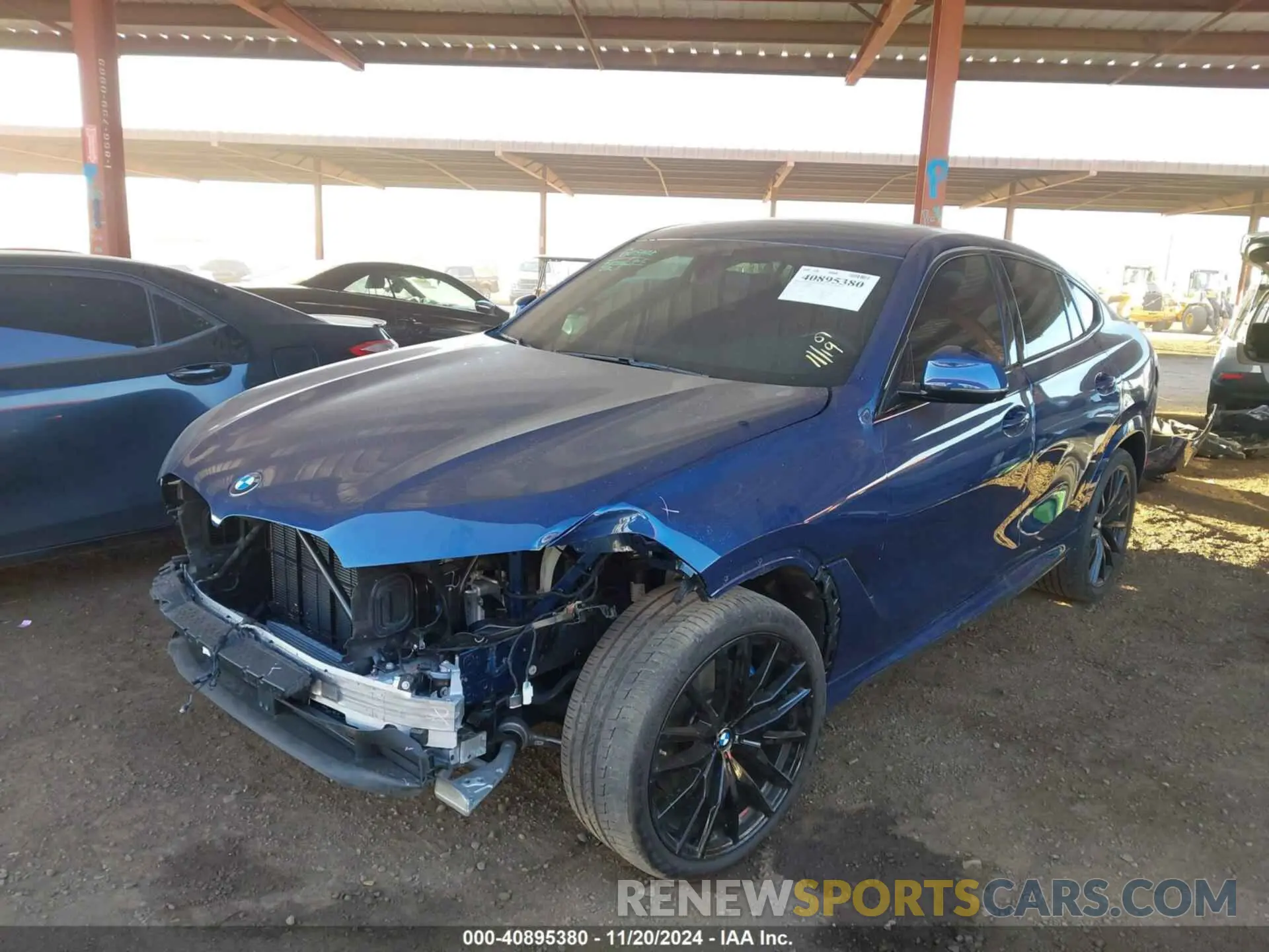 2 Photograph of a damaged car 5UXCY6C06P9P84189 BMW X6 2023