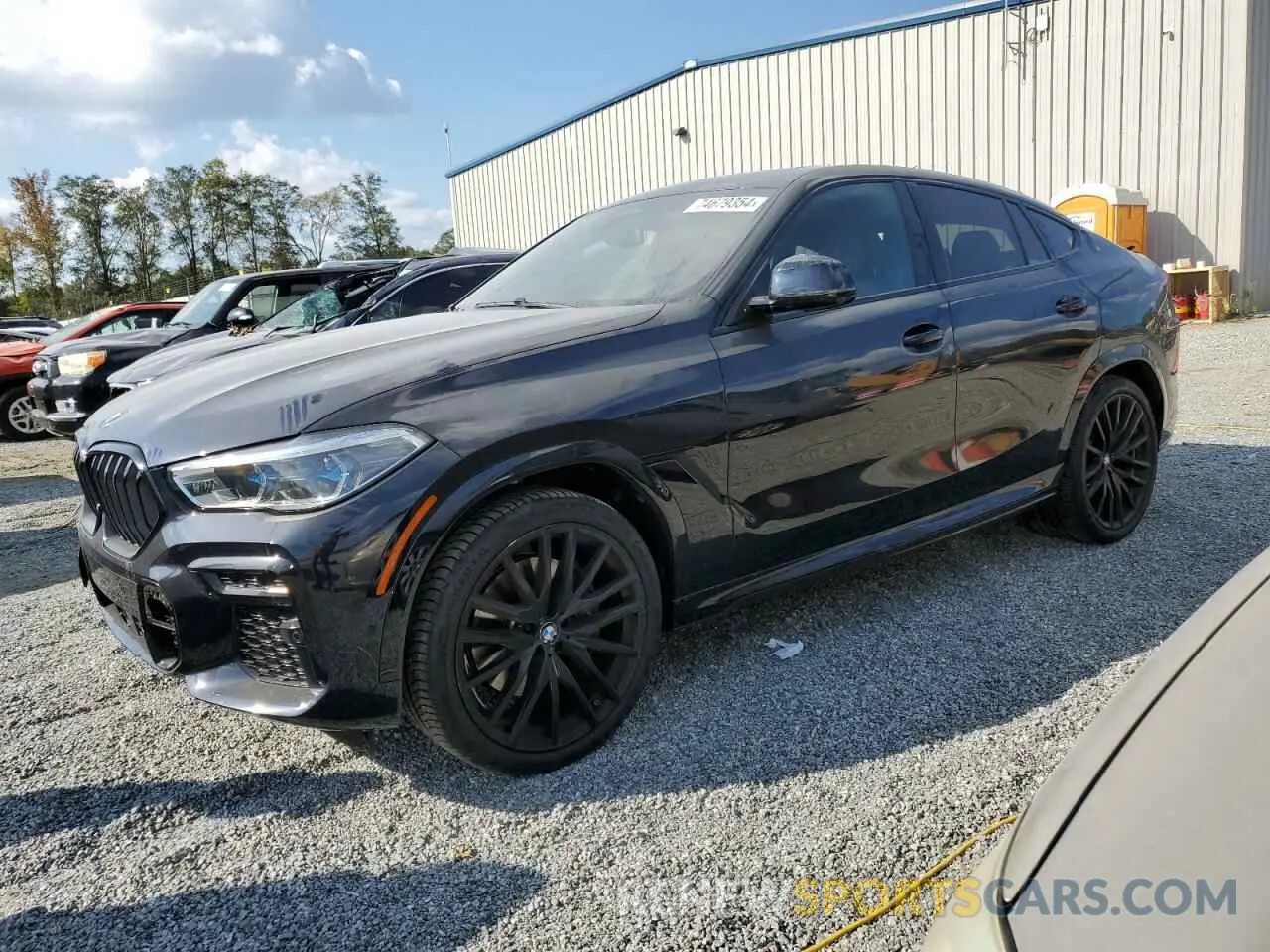 1 Photograph of a damaged car 5UXCY6C07P9R82845 BMW X6 2023