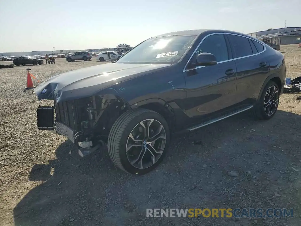 1 Photograph of a damaged car 5UXCY6C08P9R74933 BMW X6 2023