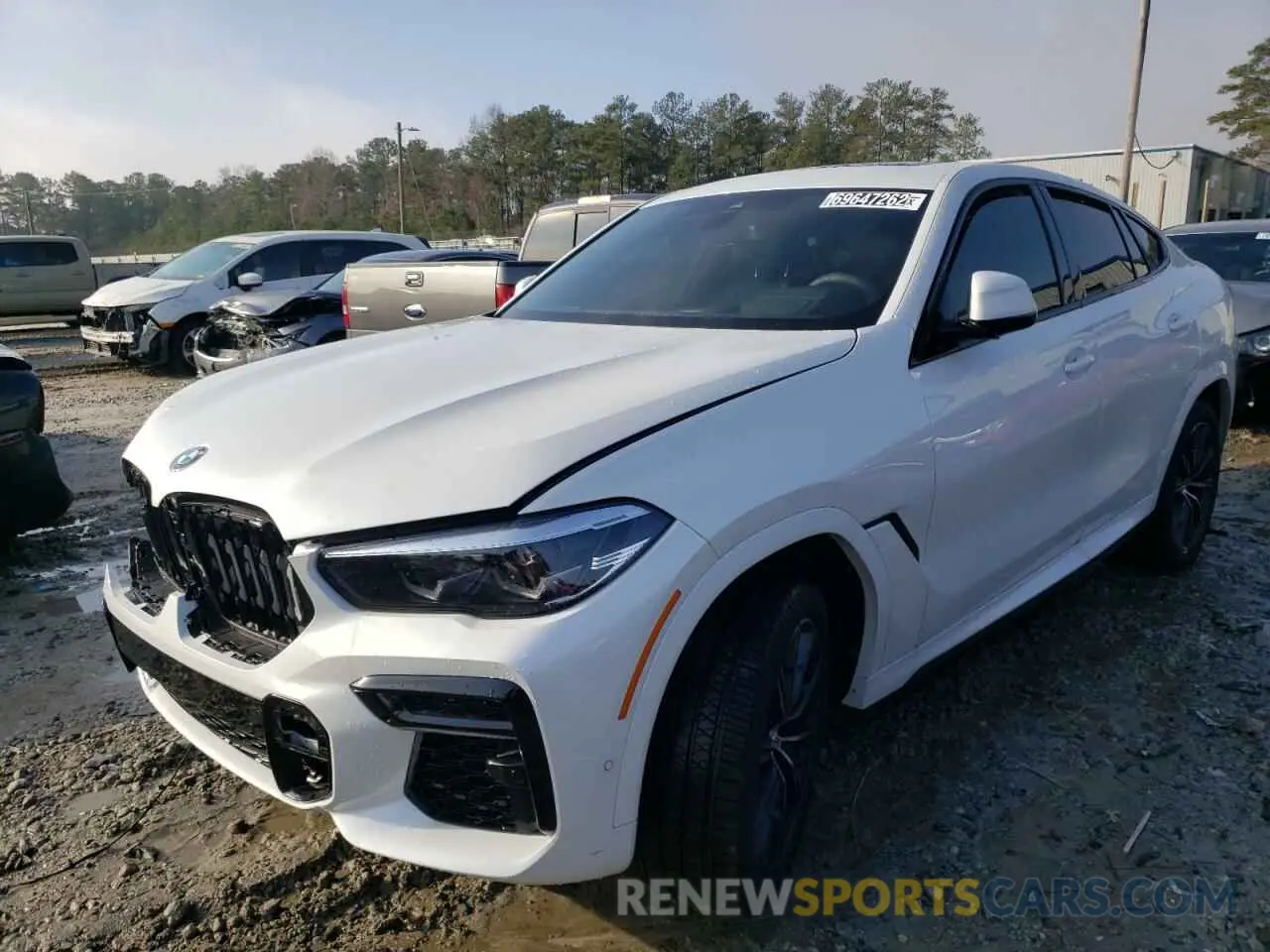 1 Photograph of a damaged car 5UXCY6C09P9N57093 BMW X6 2023