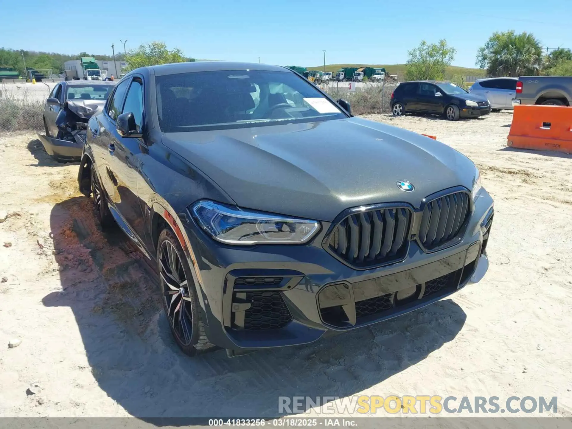 1 Photograph of a damaged car 5UXCY8C00P9P74785 BMW X6 2023