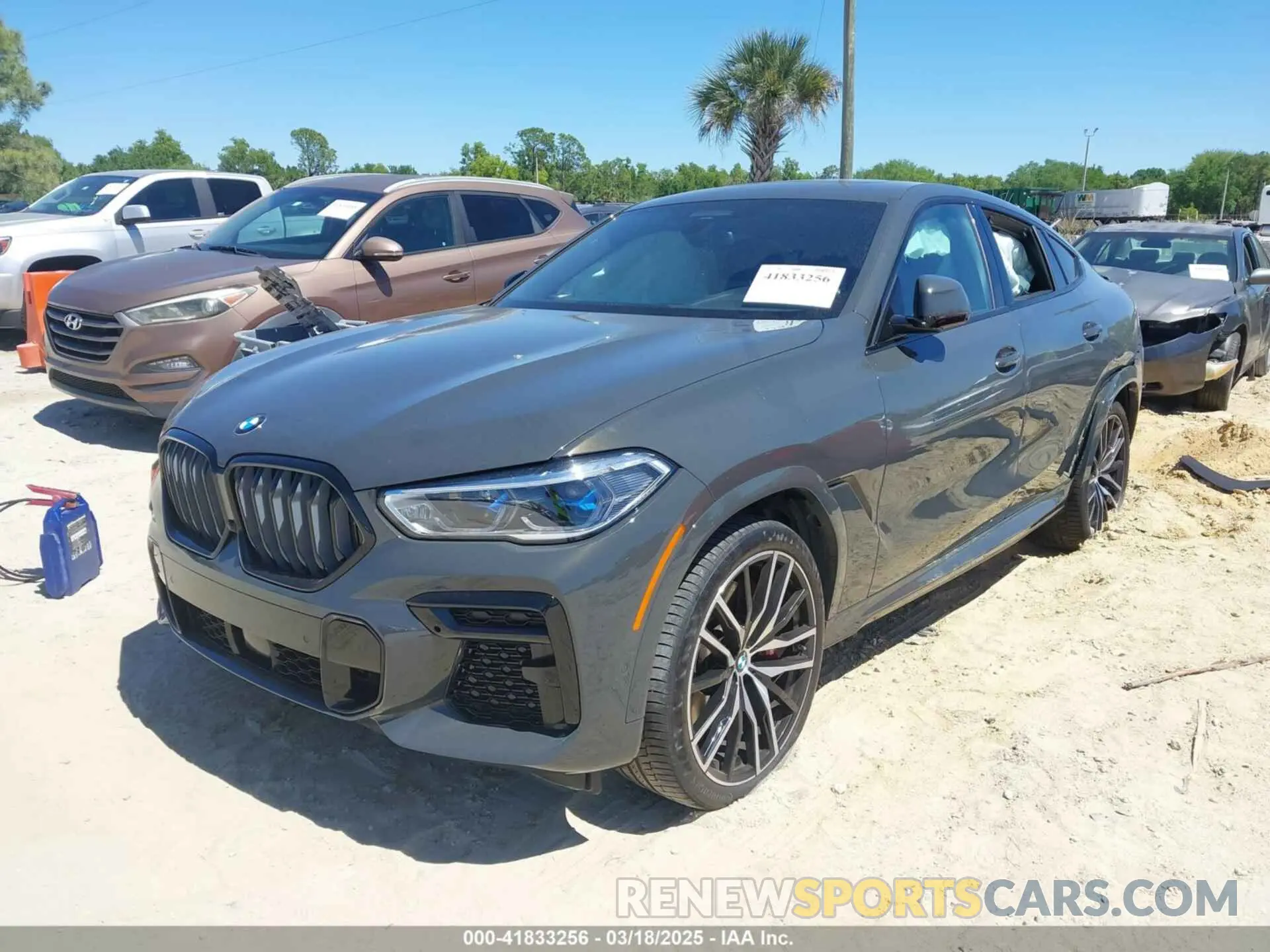 2 Photograph of a damaged car 5UXCY8C00P9P74785 BMW X6 2023