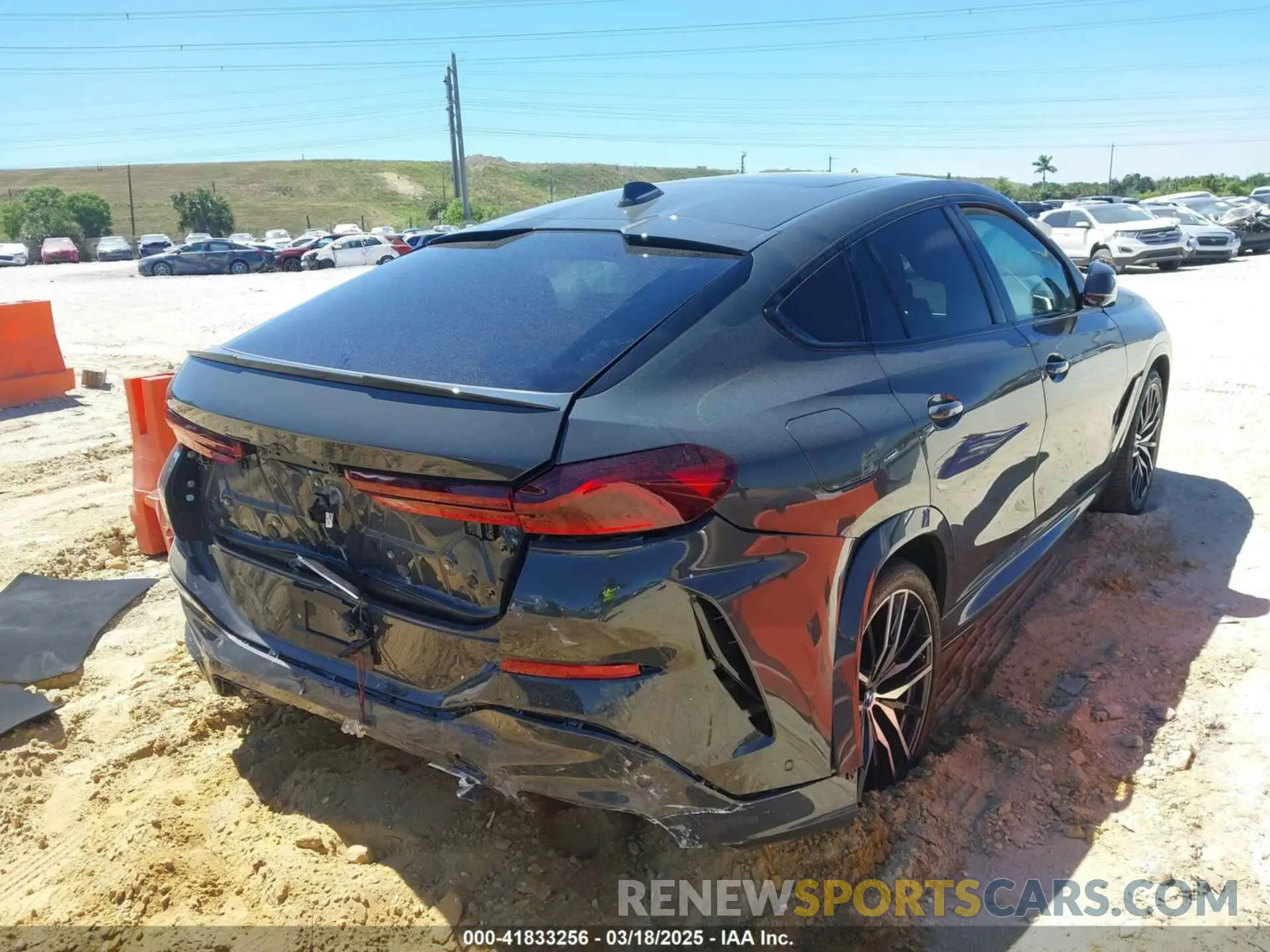 4 Photograph of a damaged car 5UXCY8C00P9P74785 BMW X6 2023