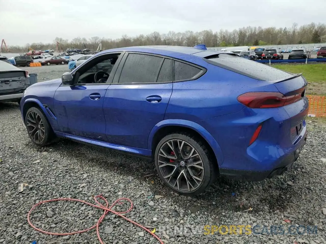 2 Photograph of a damaged car 5YMCY0C00P9P99650 BMW X6 2023