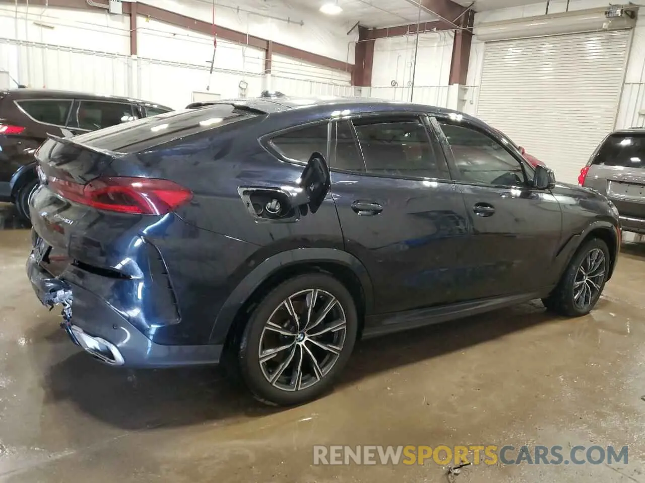 3 Photograph of a damaged car 5UX33EX01R9T16988 BMW X6 2024