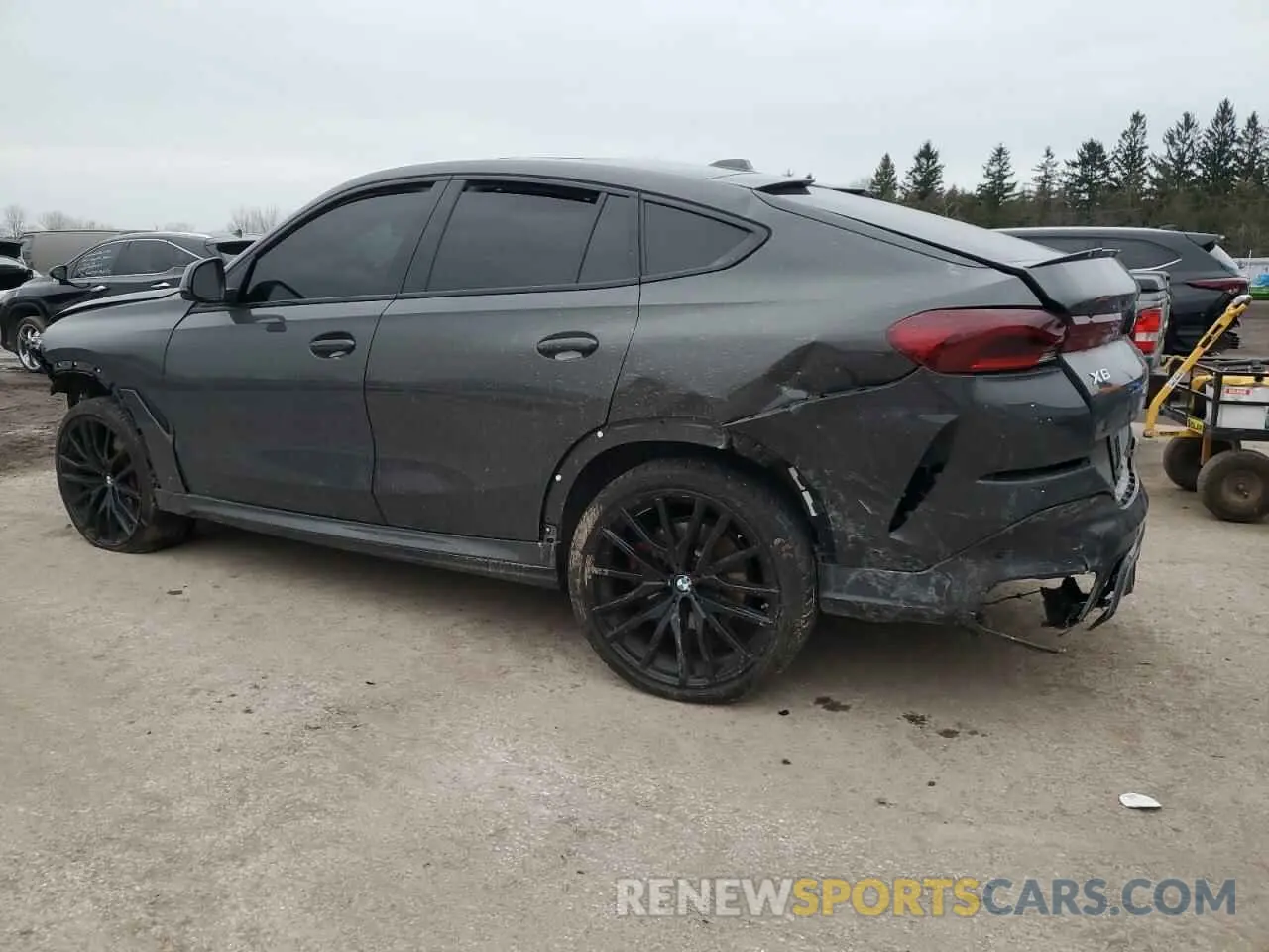 2 Photograph of a damaged car 5UX33EX01R9T50154 BMW X6 2024