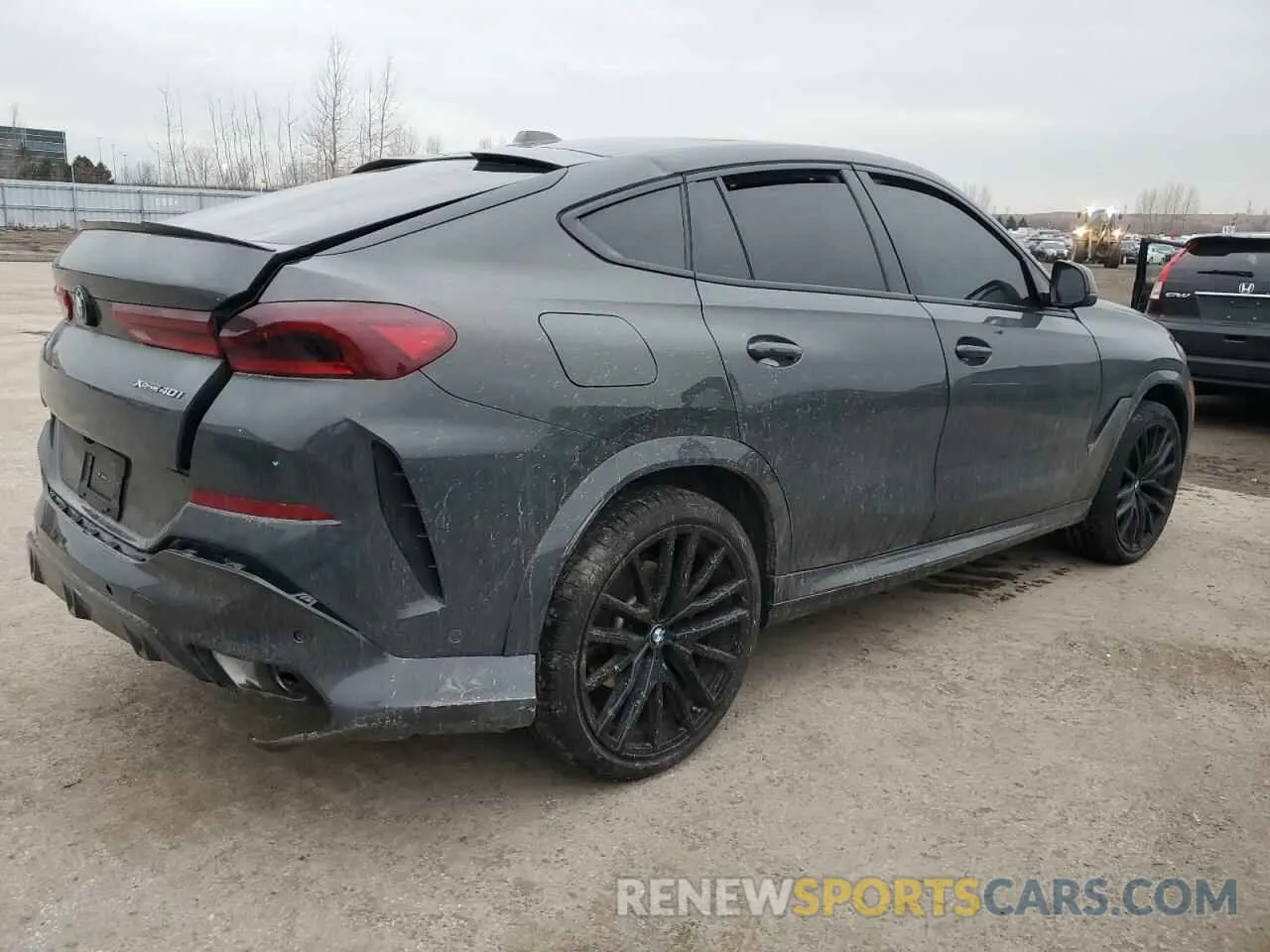 3 Photograph of a damaged car 5UX33EX01R9T50154 BMW X6 2024