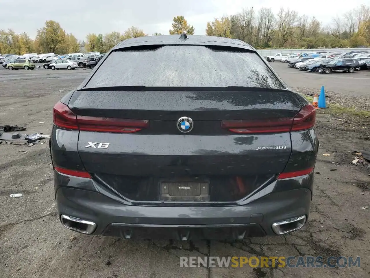 6 Photograph of a damaged car 5UX33EX06R9S46047 BMW X6 2024