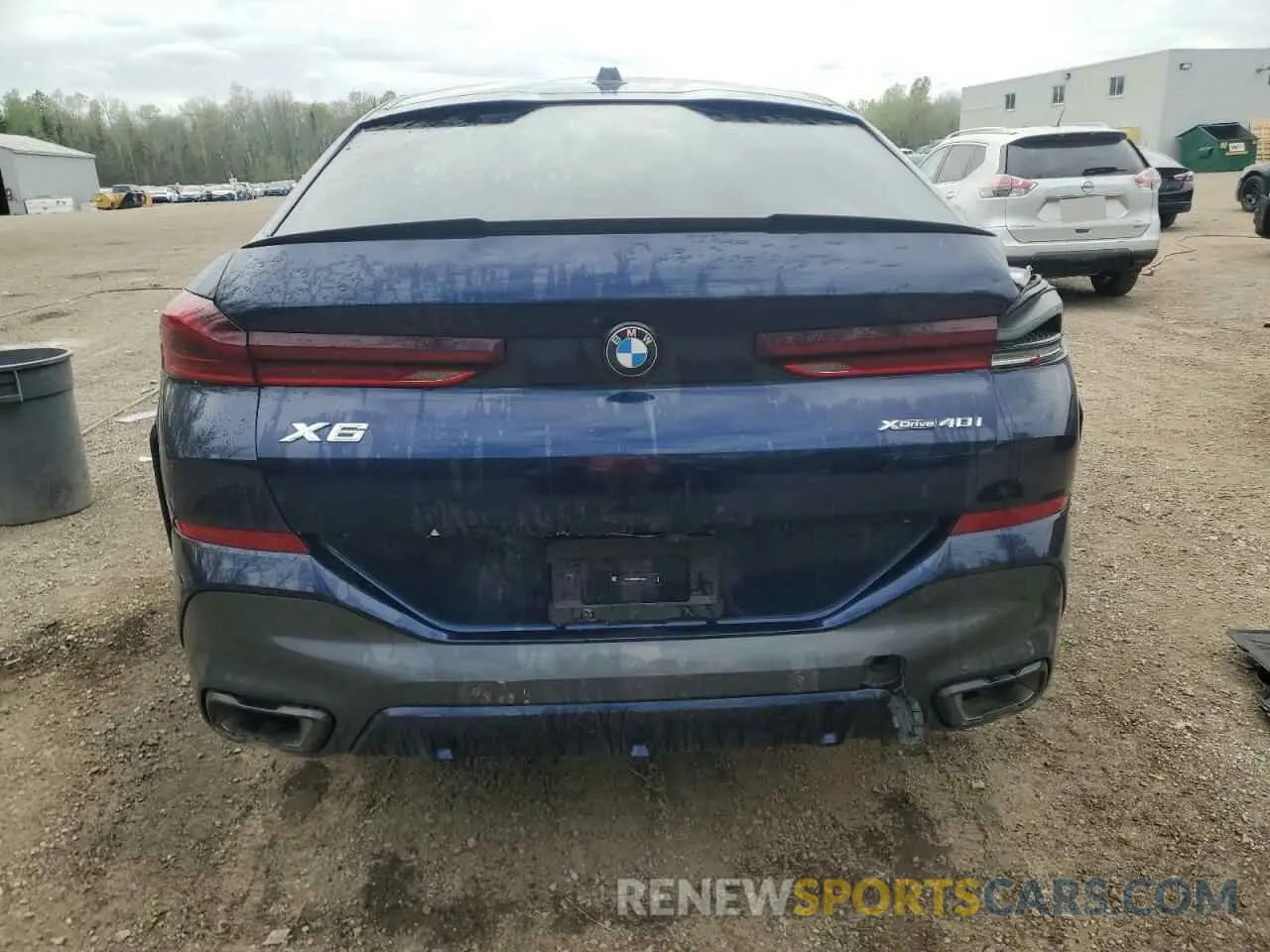 6 Photograph of a damaged car 5UX33EX07R9T53379 BMW X6 2024