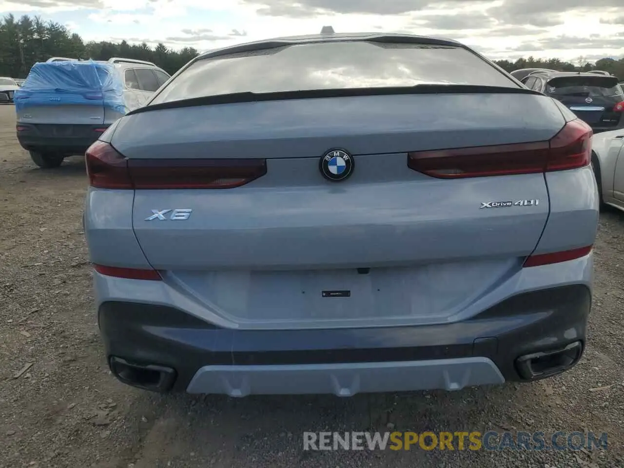 6 Photograph of a damaged car 5UX33EX09R9T96251 BMW X6 2024