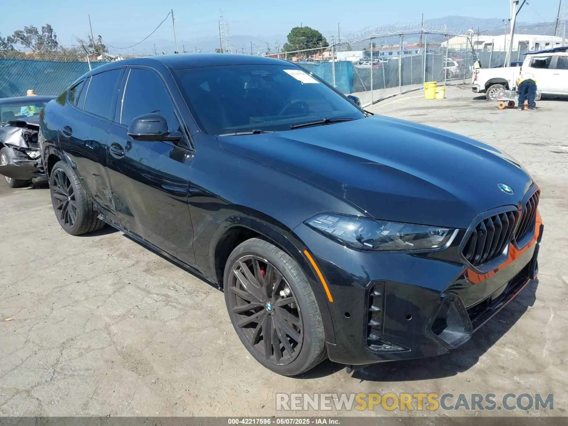 1 Photograph of a damaged car 5UX33EX09R9U76990 BMW X6 2024