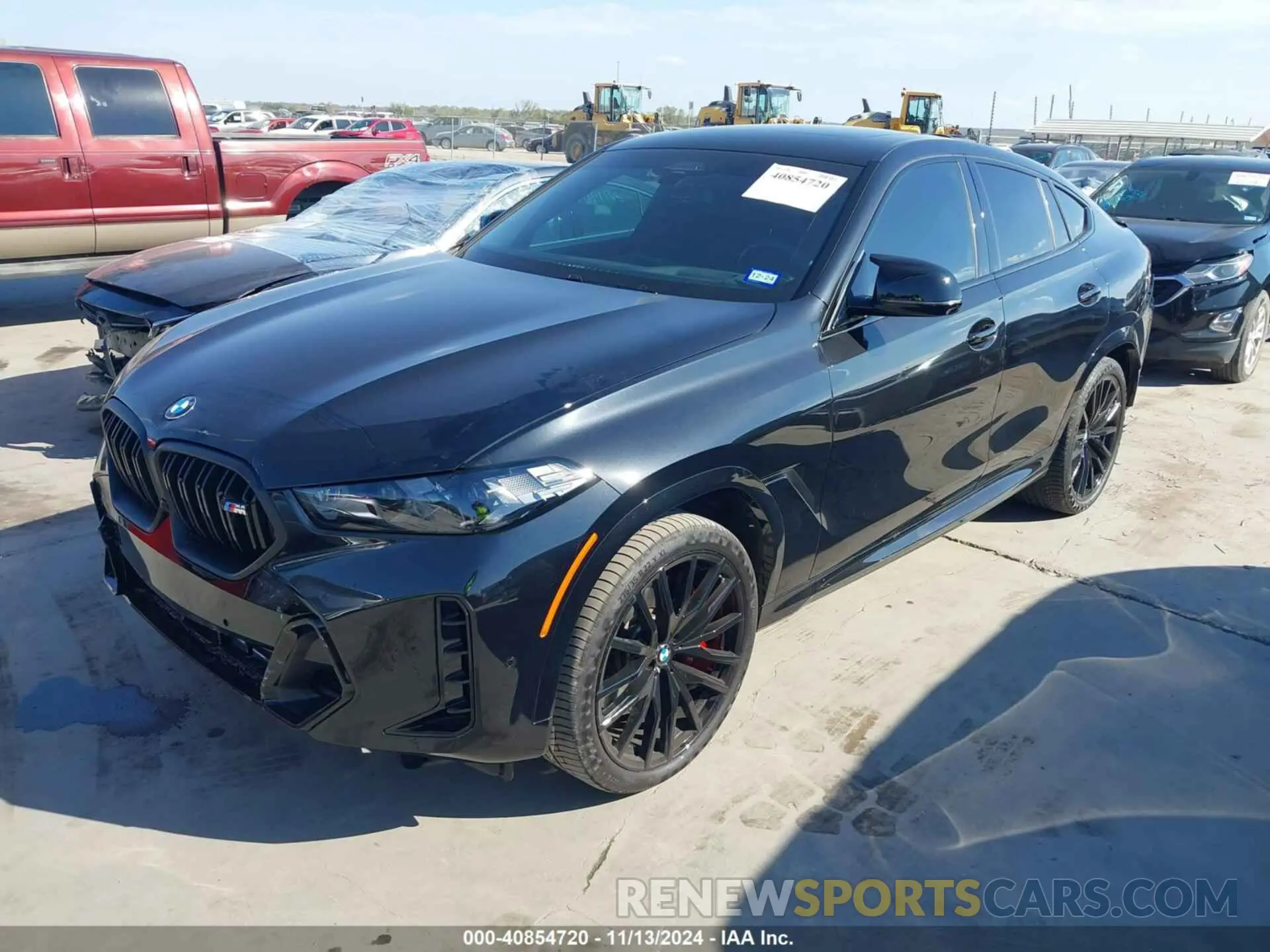 2 Photograph of a damaged car 5UX43EX05R9U48088 BMW X6 2024
