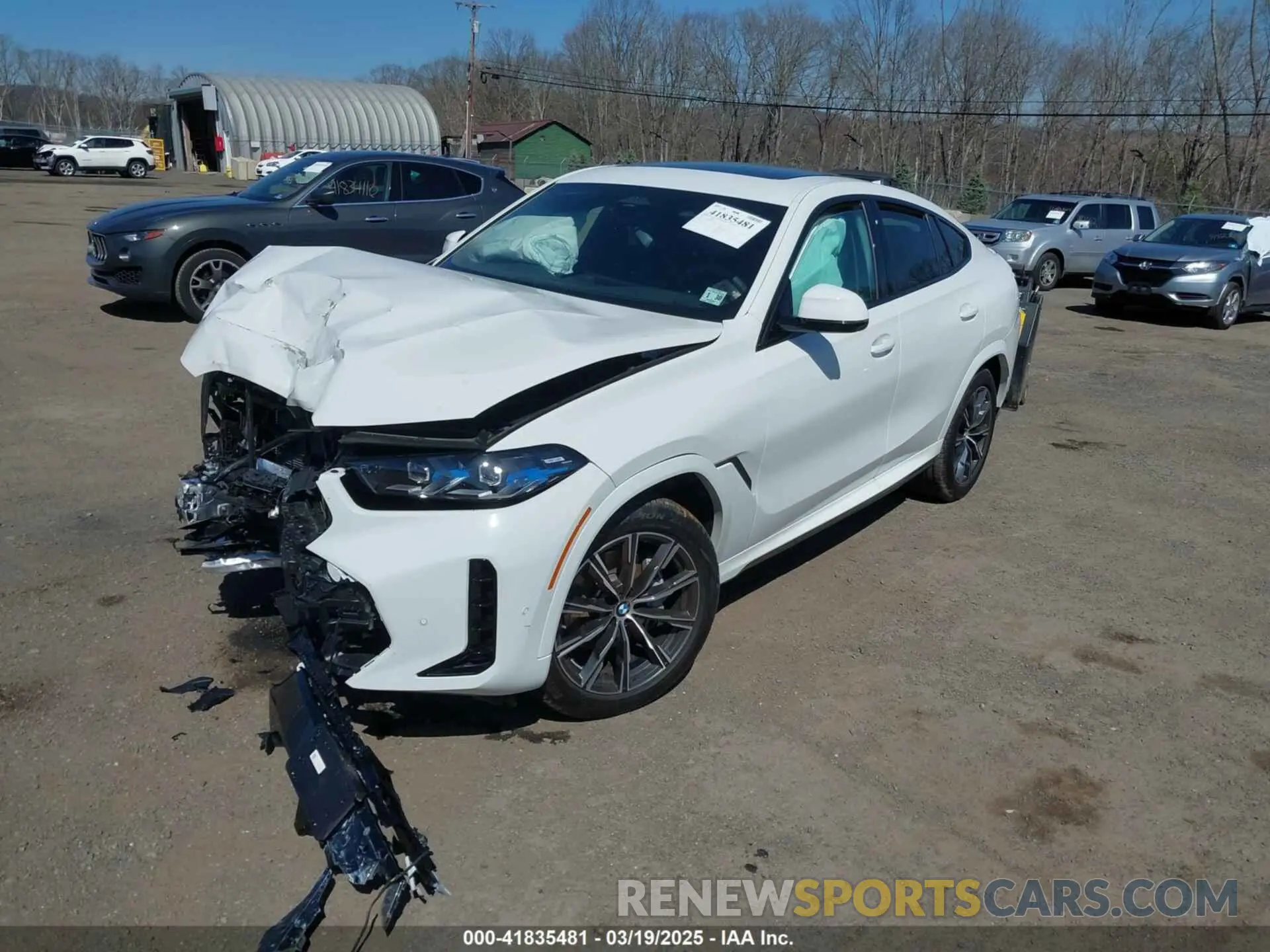 2 Photograph of a damaged car 5UX33EX01S9Z04573 BMW X6 2025