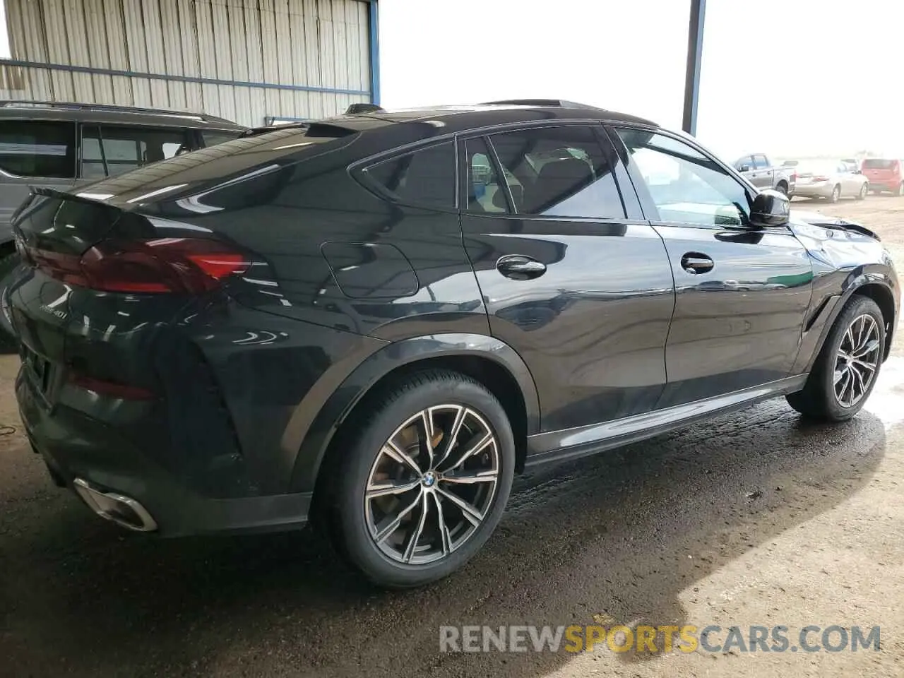 3 Photograph of a damaged car 5UX33EX01S9Z31322 BMW X6 2025