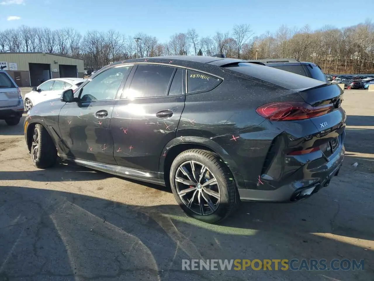 2 Photograph of a damaged car 5UX33EX04S9Y40724 BMW X6 2025