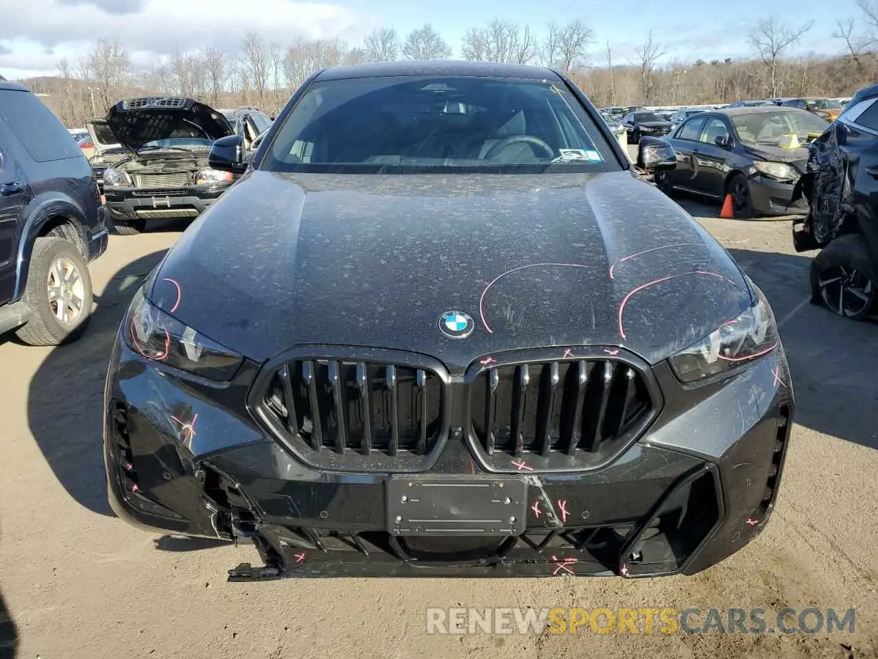5 Photograph of a damaged car 5UX33EX04S9Y40724 BMW X6 2025