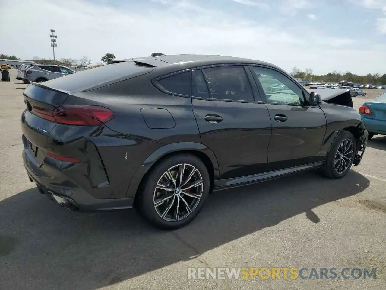 3 Photograph of a damaged car 5UX33EX05S9Z28763 BMW X6 2025