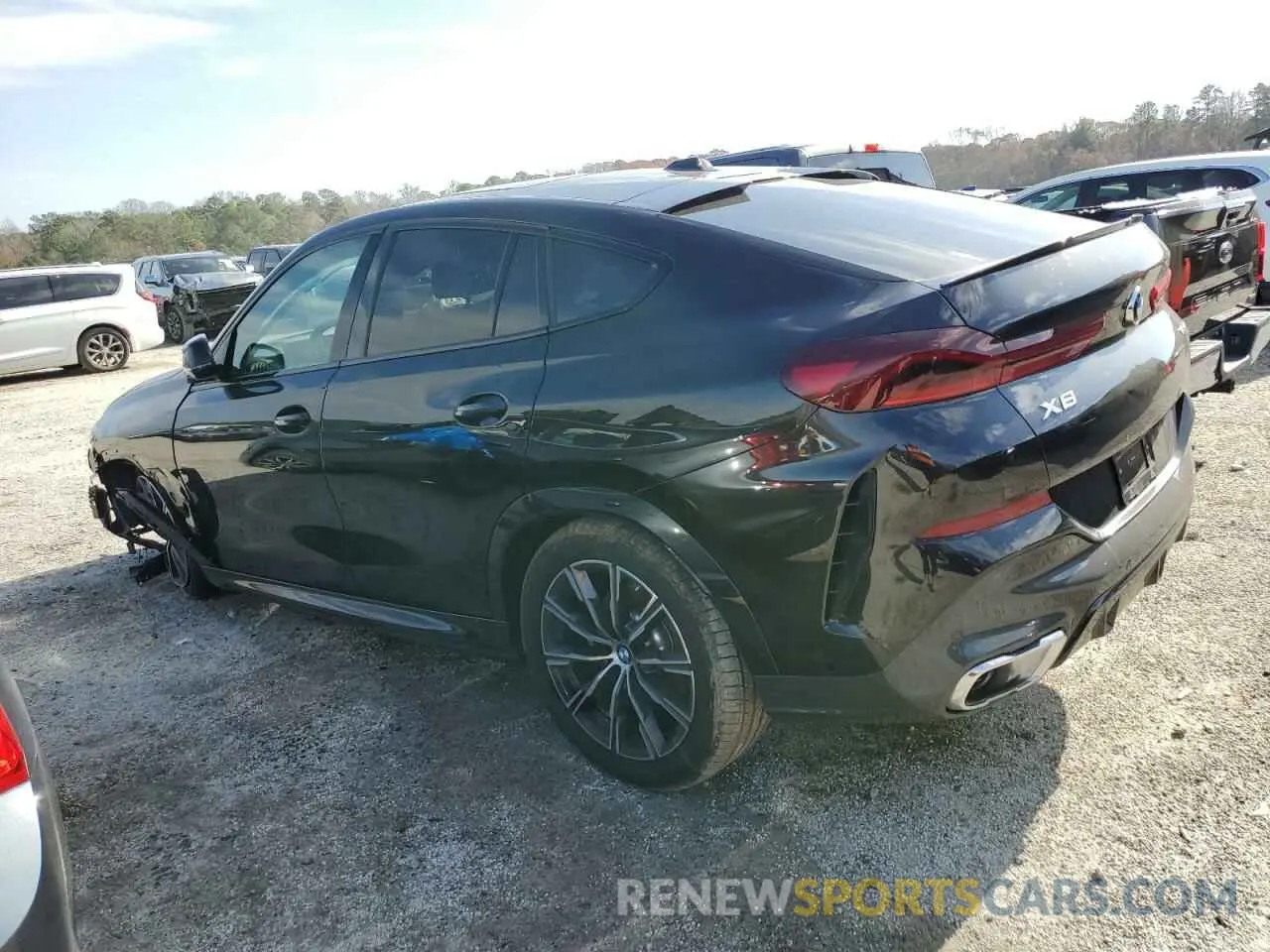 2 Photograph of a damaged car 5UX33EX08S9X62545 BMW X6 2025