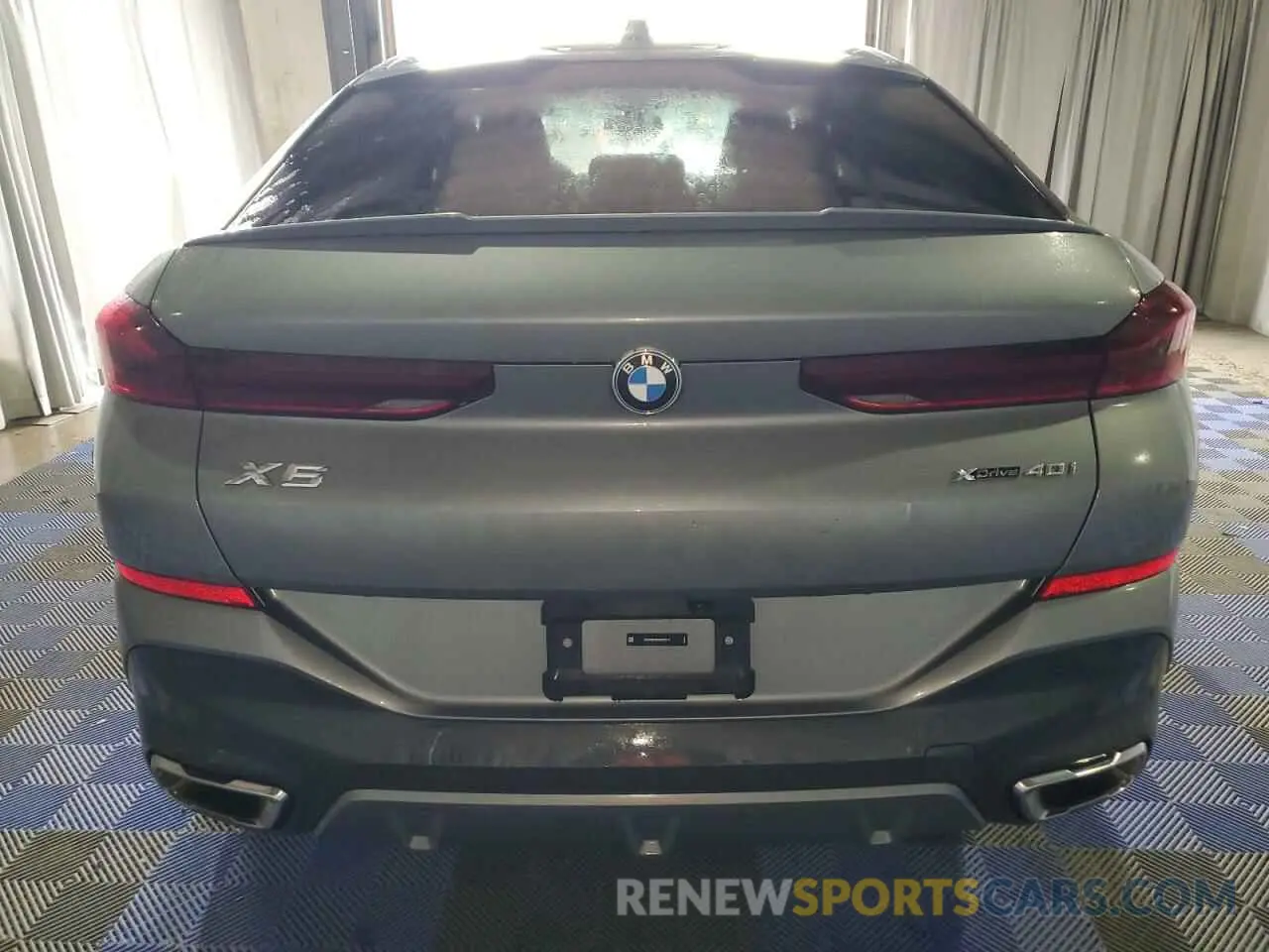 6 Photograph of a damaged car 5UX33EX09S9W72711 BMW X6 2025