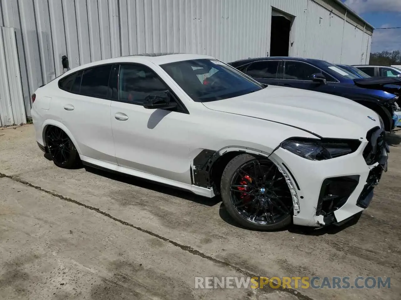 4 Photograph of a damaged car 5YM23ET03R9U27987 BMW X6 M COMPE 2024