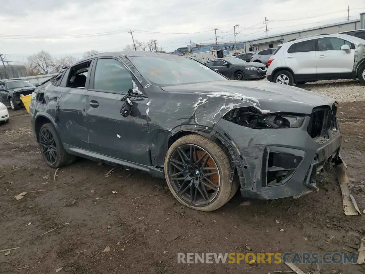 4 Photograph of a damaged car 5YM23ET03S9Y65382 BMW X6 M COMPE 2025