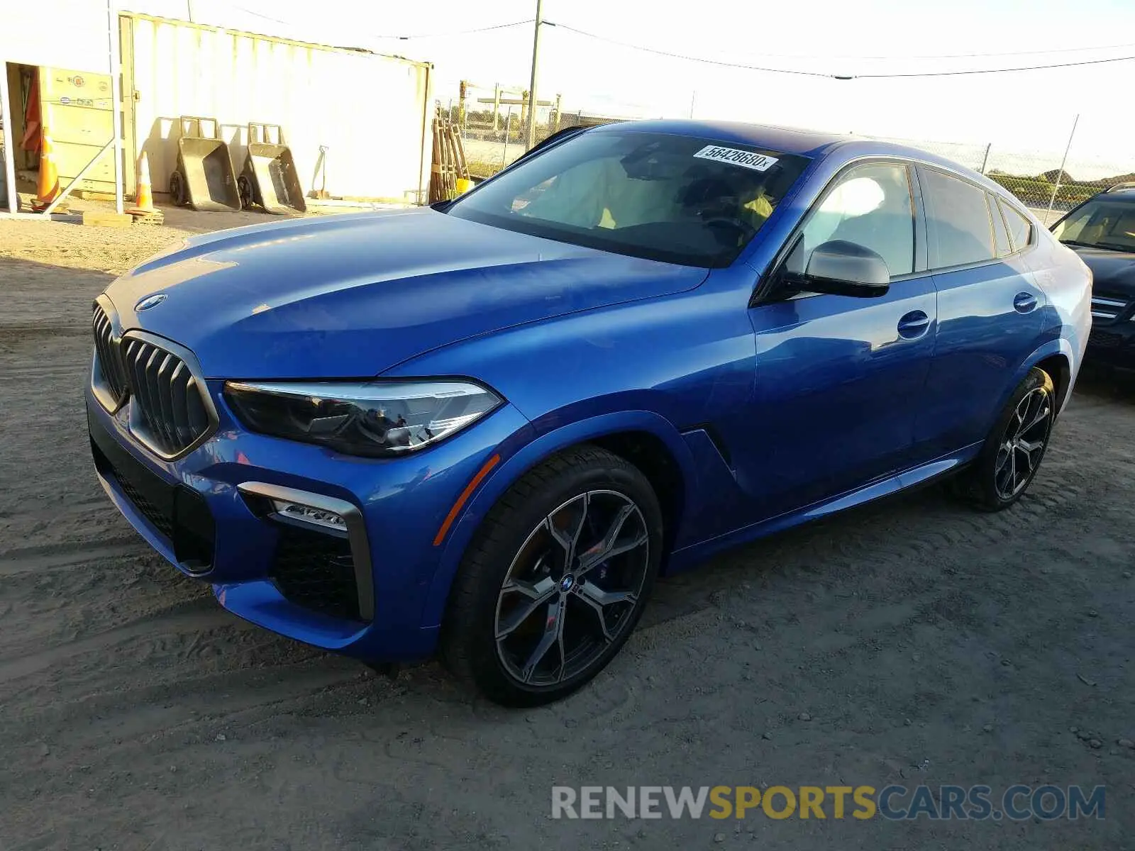 2 Photograph of a damaged car 5UXCY8C04L9B13838 BMW X6 M50I 2020