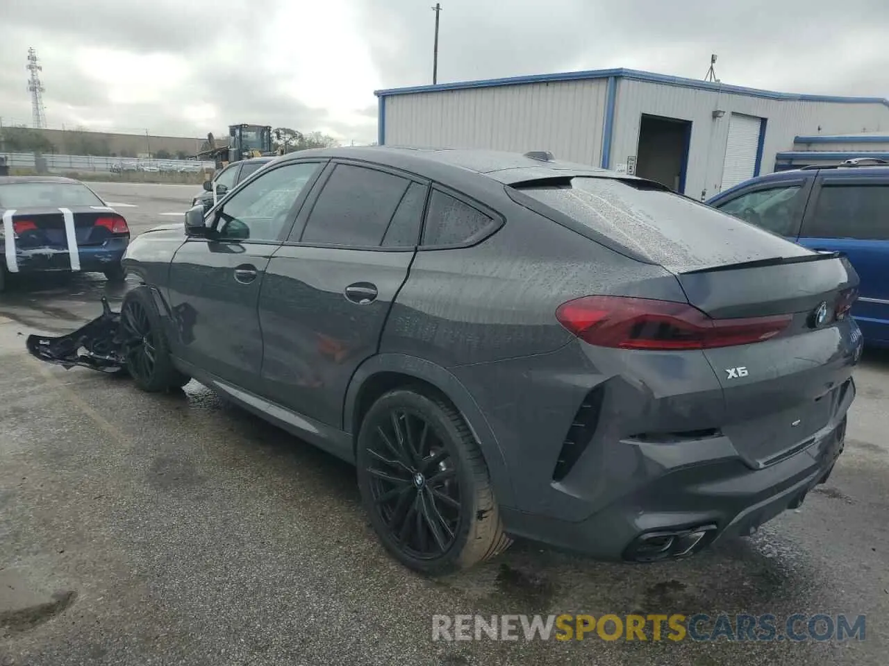 2 Photograph of a damaged car 5UX43EX03R9T35305 BMW X6 M60I 2024