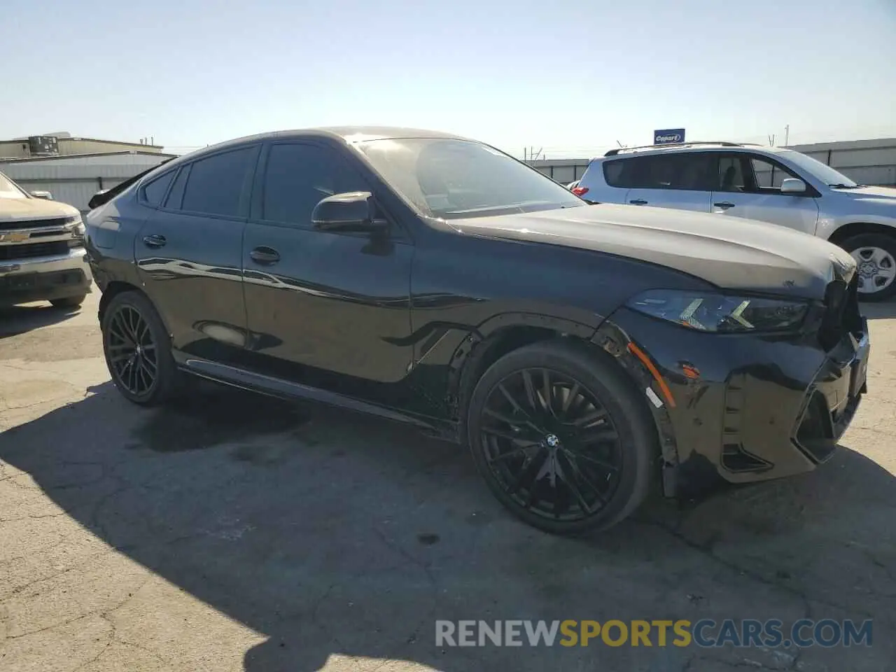 4 Photograph of a damaged car 5UX43EX04R9S22513 BMW X6 M60I 2024