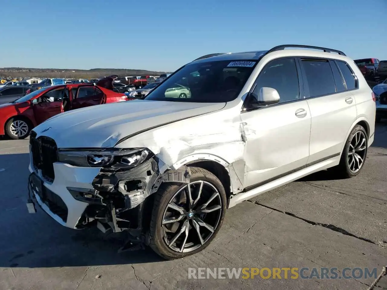 1 Photograph of a damaged car 5UXCW2C52KL089472 BMW X7 2019