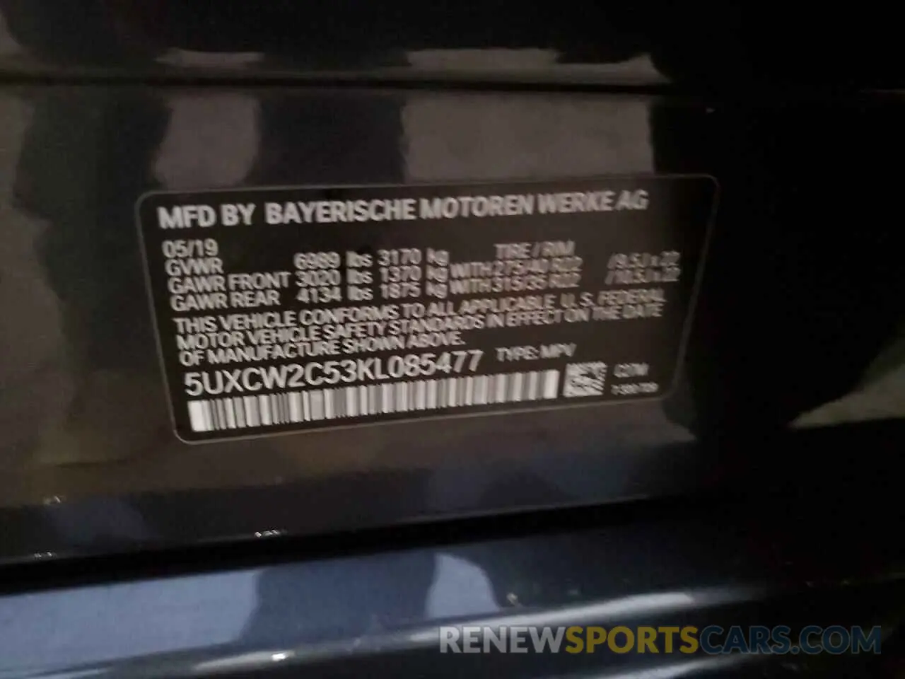 13 Photograph of a damaged car 5UXCW2C53KL085477 BMW X7 2019