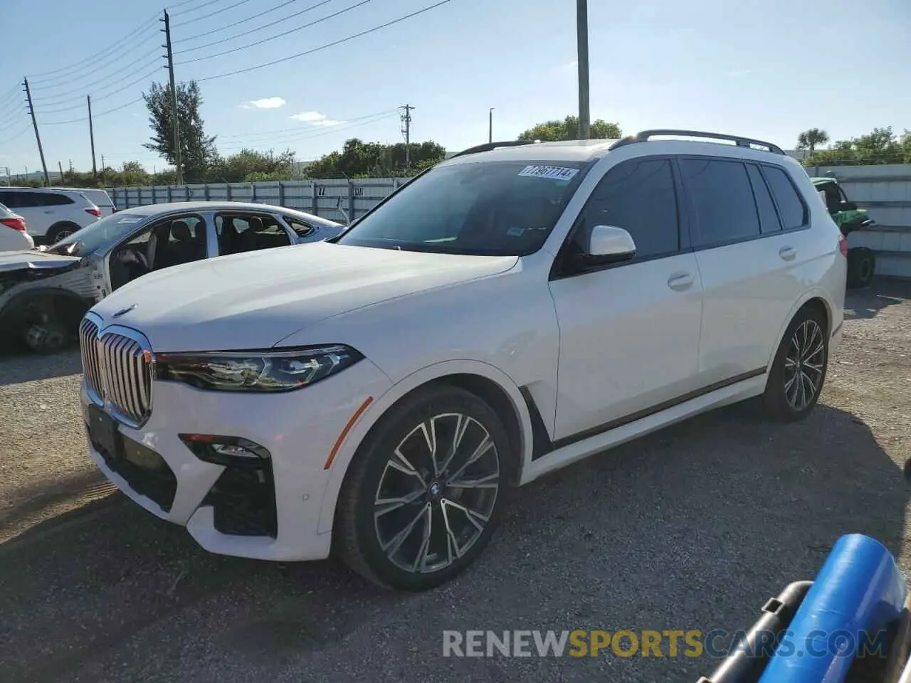1 Photograph of a damaged car 5UXCW2C55KL081477 BMW X7 2019